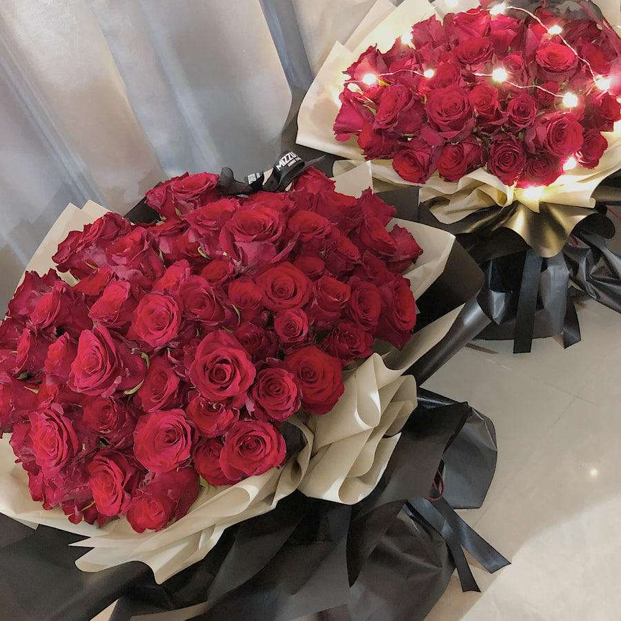 99 Roses Cut 99 Roses (Kenya Rose) – Mizzu Flora SG
